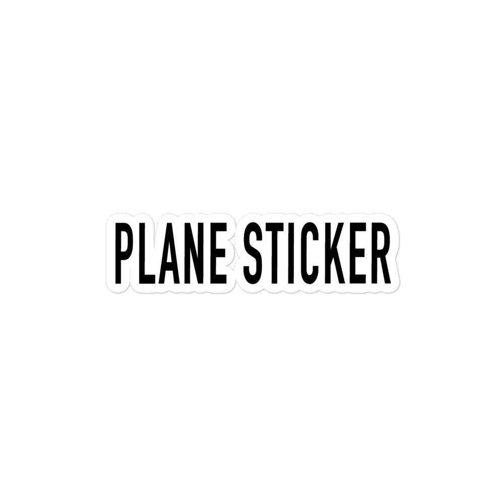 Plane Sticker