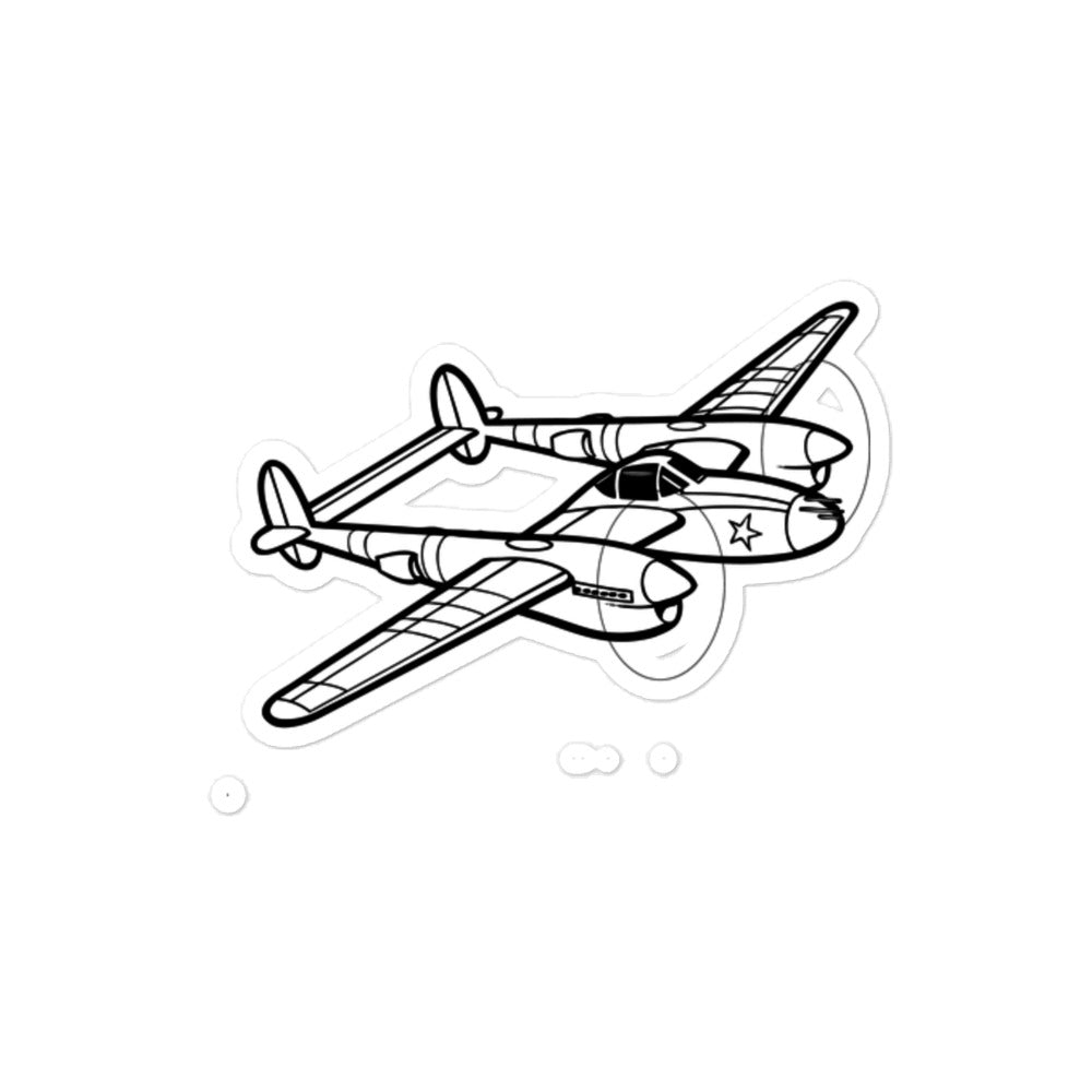 Lockheed P-38 Lightning 4 Stickers