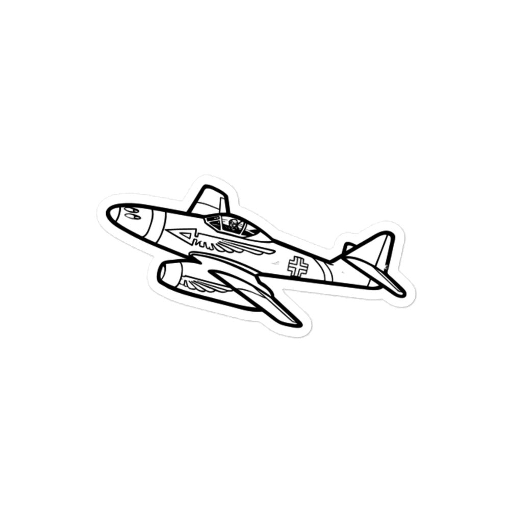 Messerschmitt Me 262 Jet Fighter Stickers