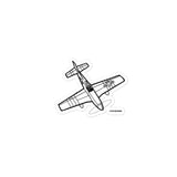 North American P-51D Mustang 4 Embroidered Hat