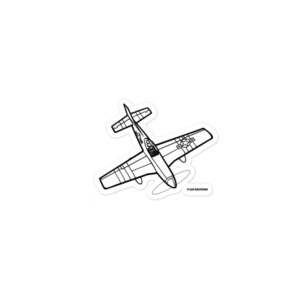 North American P-51D Mustang 4 Embroidered Hat