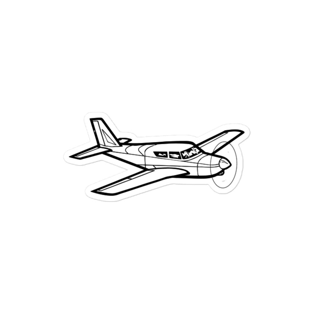Piper Comanche Classic Stickers