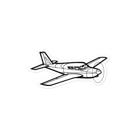 Piper Comanche Classic Stickers