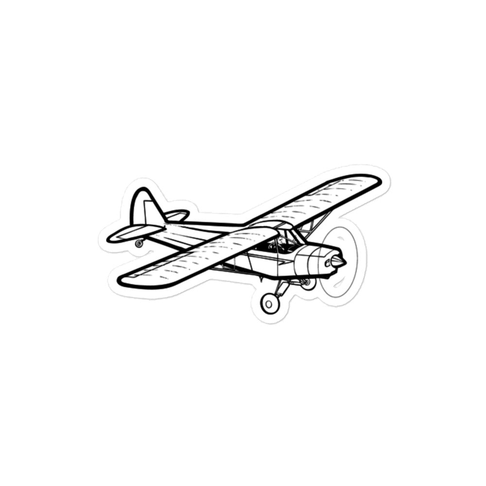 Piper Super Cub Legend Stickers