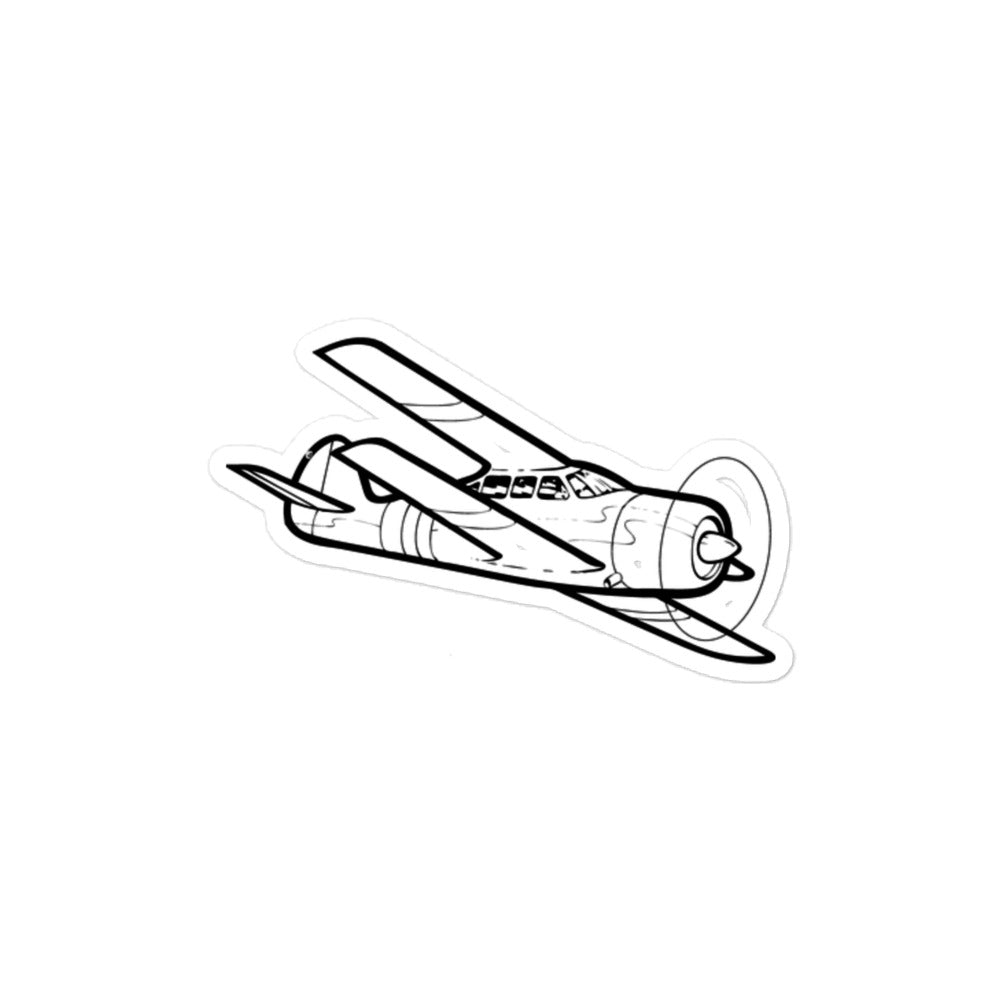 Rutan Lionheart Retro Innovator Stickers