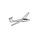 Schleicher ASW-20B Glider Stickers