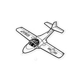 USAF's Cessna T-37 Tweet 2 Stickers
