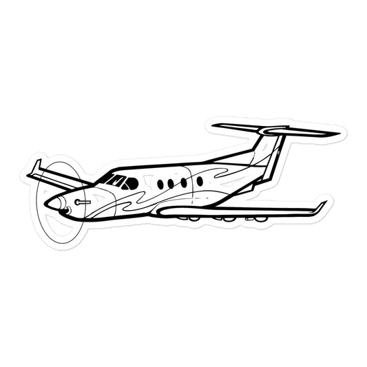 Pilatus PC-12 Versatility King 2 Sticker