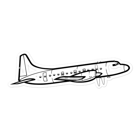Convair 580 Turboprop Airliner 2 Sticker