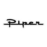 Piper Distressed Sticker