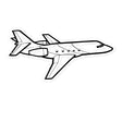 Dassault Falcon 20 Business Jet Sticker