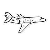 Dassault Falcon 20 Business Jet Sticker