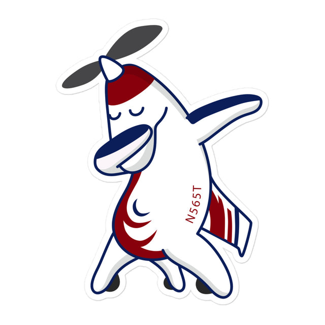 Dabbing Cessna Sticker
