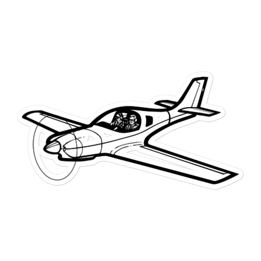 Lancair High-Performance Kit Planes Stickers