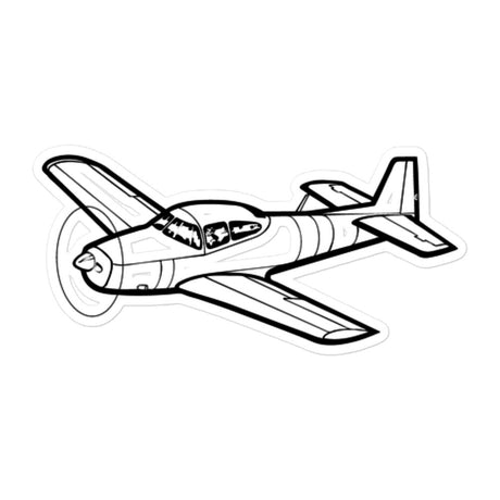 Classic Navion Light Aircraft Stickers