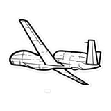 Global Hawk High-Altitude UAV 2 Stickers