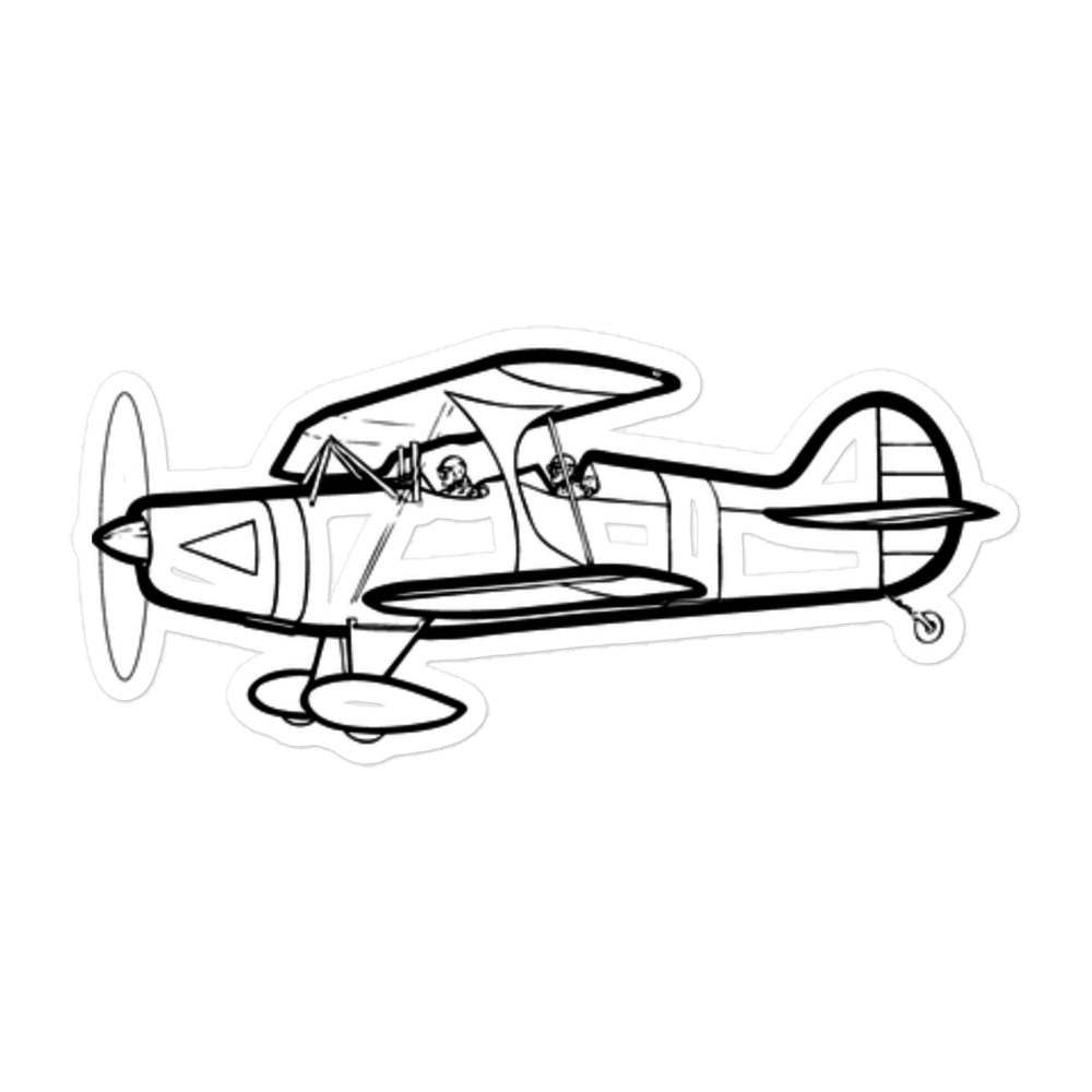High-Performance Skybolt Biplane Stickers