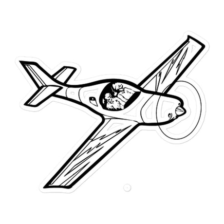 Lancair 2 High-Performance Aircraft 2 Sickers