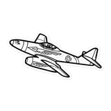 Messerschmitt Me 262 Jet Fighter Stickers