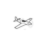 P-51A Mustang Fighter Legend Stickers
