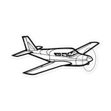 Piper Comanche Classic Stickers