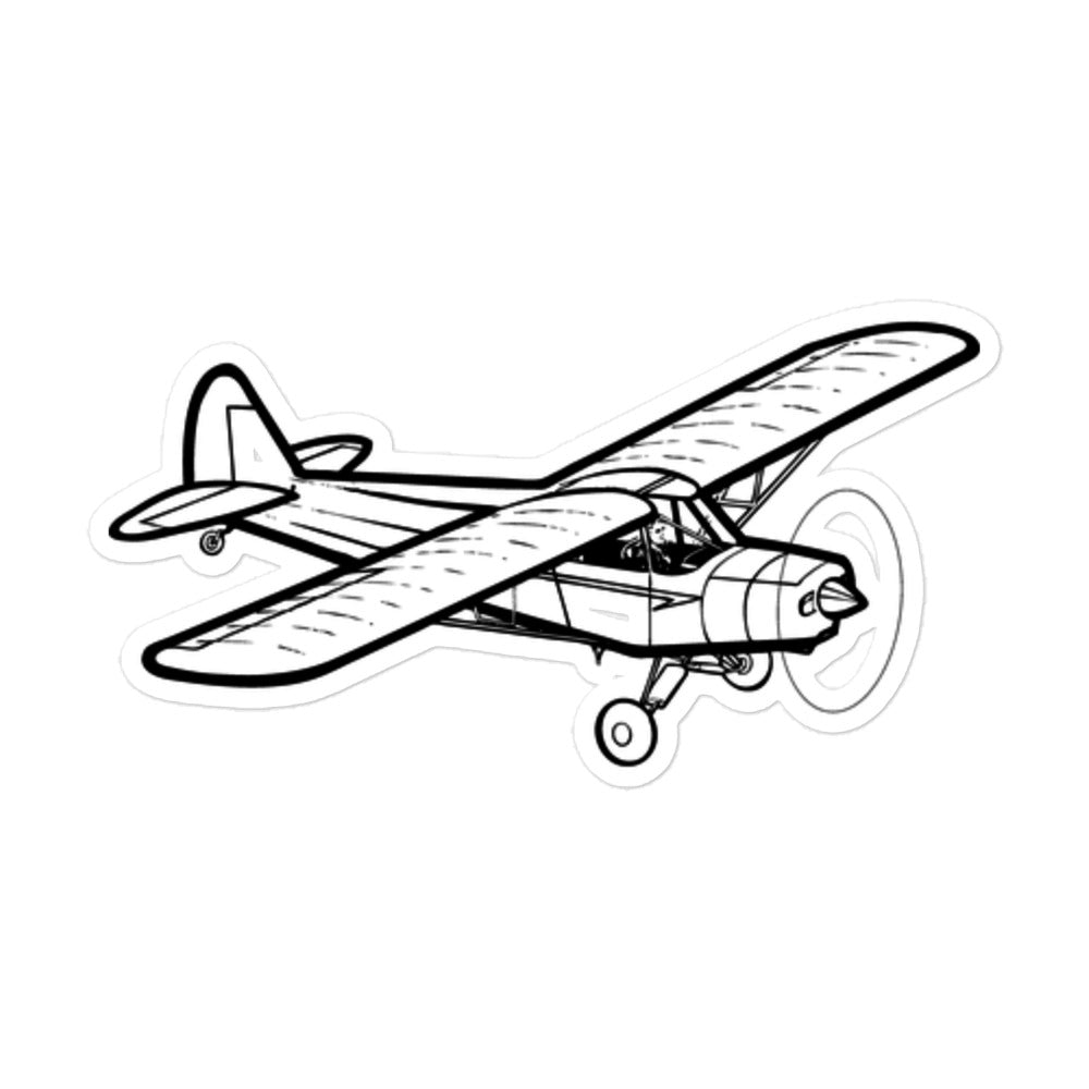 Piper Super Cub Legend Stickers