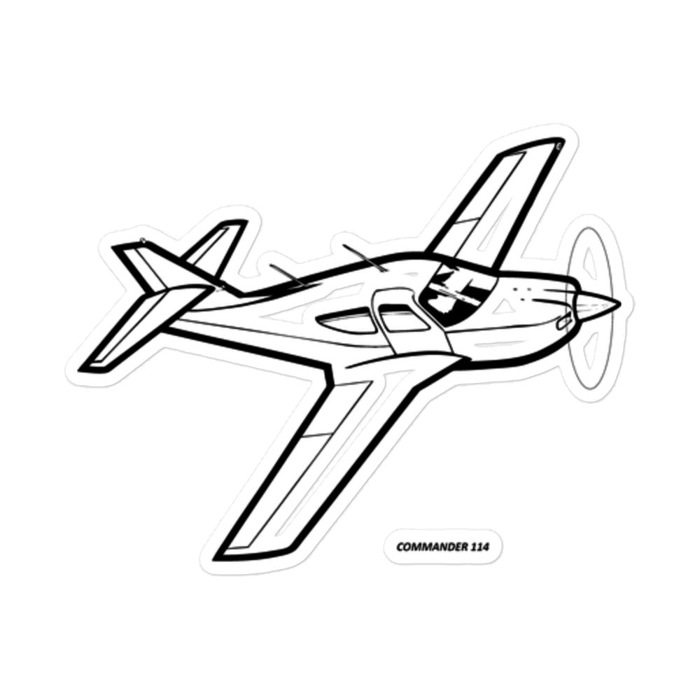 Rockwell Commander 114 Elegance Stickers