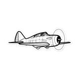 Seversky P-35 Pioneer Fighter Stickers