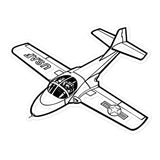 USAF's Cessna T-37 Tweet 2 Stickers