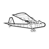 Woody's Pusher Sport Homebuilt Stickers