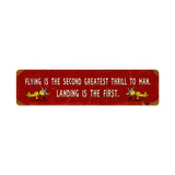 Greatest Thrill Vintage Metal Sign  PTS182