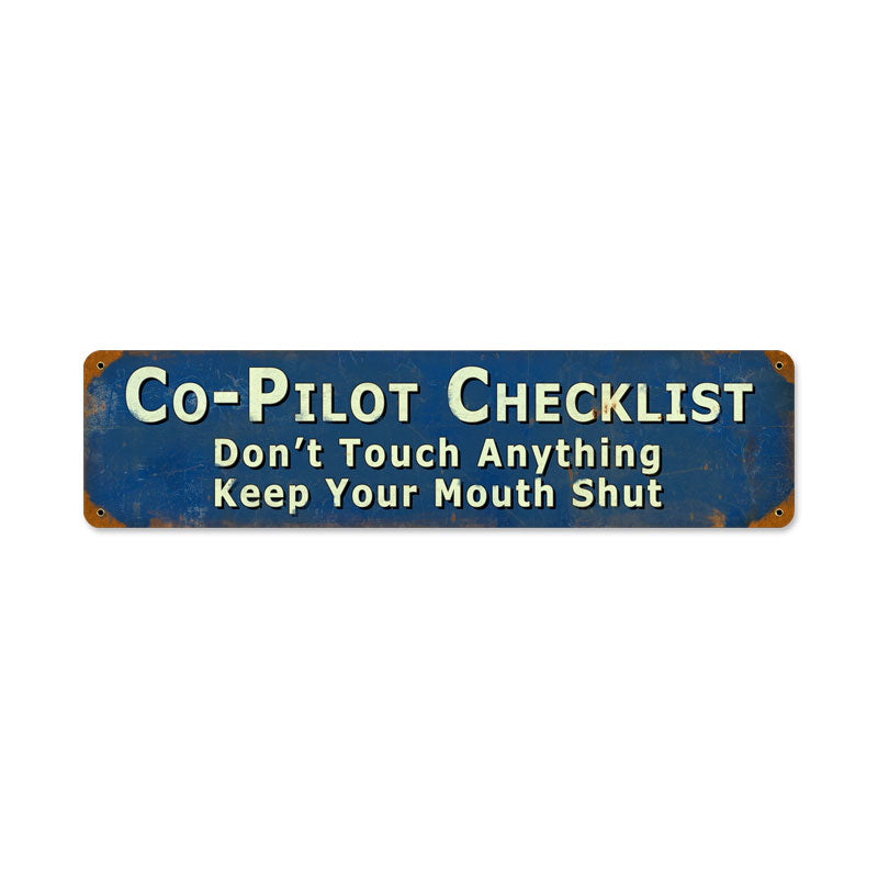 Copilot Vintage Metal Sign  PTS333