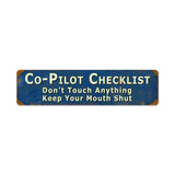 Copilot Vintage Metal Sign  PTS333