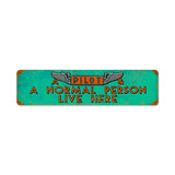 Pilot And Normal Person Metal Sign  PTS366