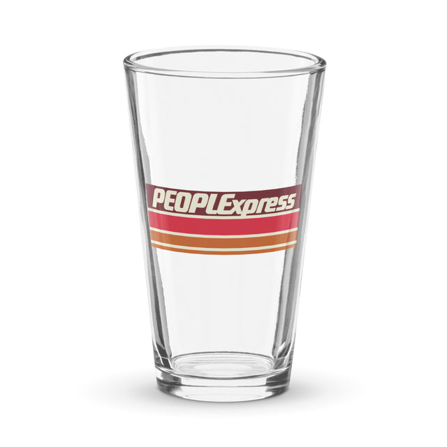 PEOPLExpress Airlines Pint Glass
