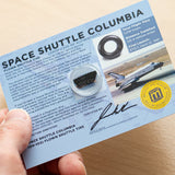 Space Shuttle Tire - Columbia Flown Nose Landing Gear Tire - Card Display