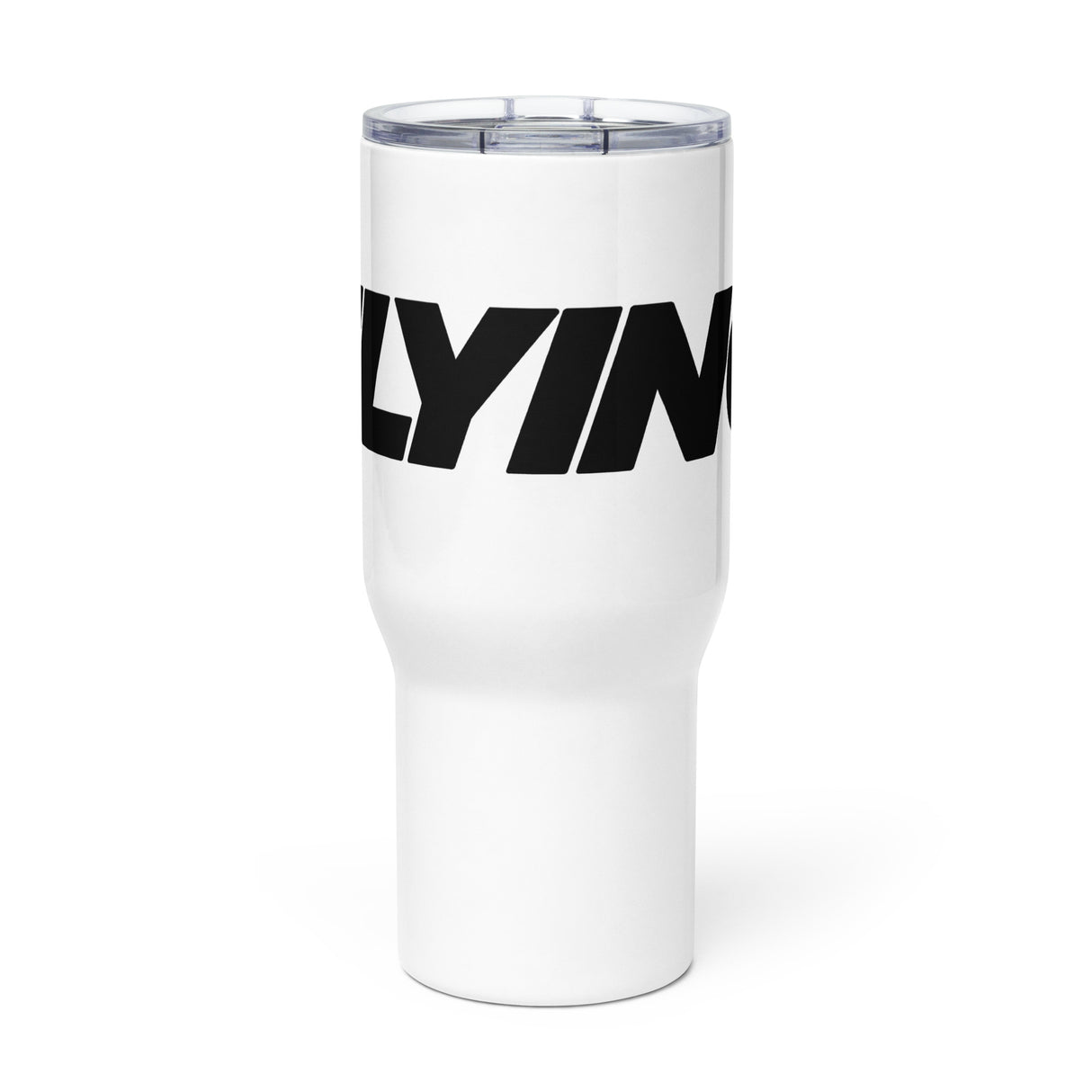 FLYING travel mug with a handle