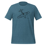 North American P-51D Mustang 4 Tee