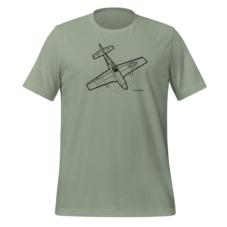 North American P-51D Mustang 4 Tee