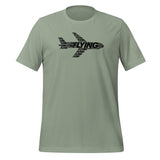FLYING Word Art Plane Tee