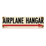 Airplane Hangar Vintage Metal Sign  V483