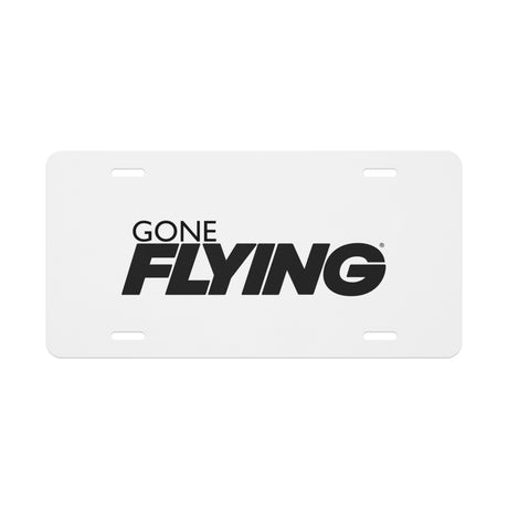 Gone FLYING Vanity Plate