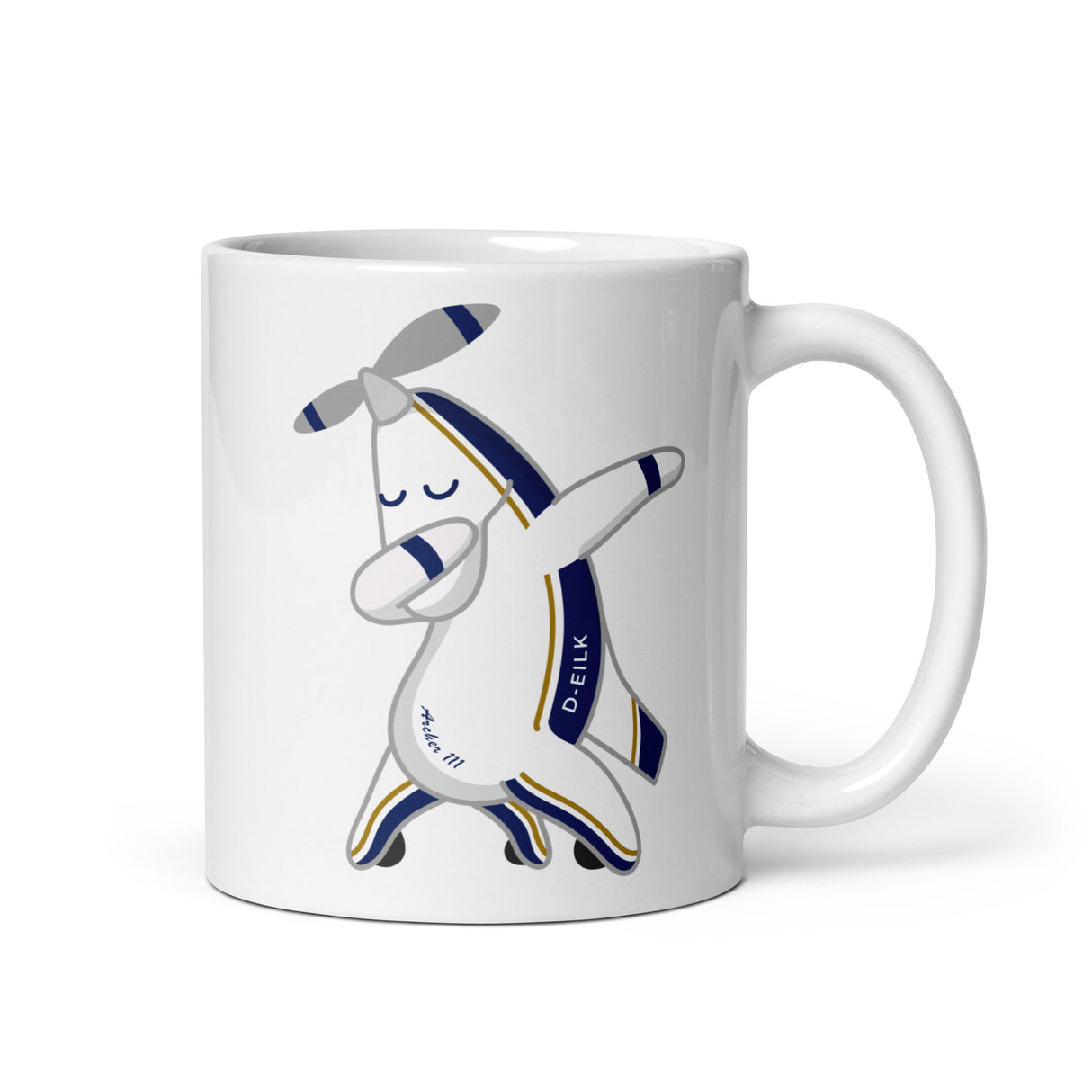 Dabbing Piper Archer Mug