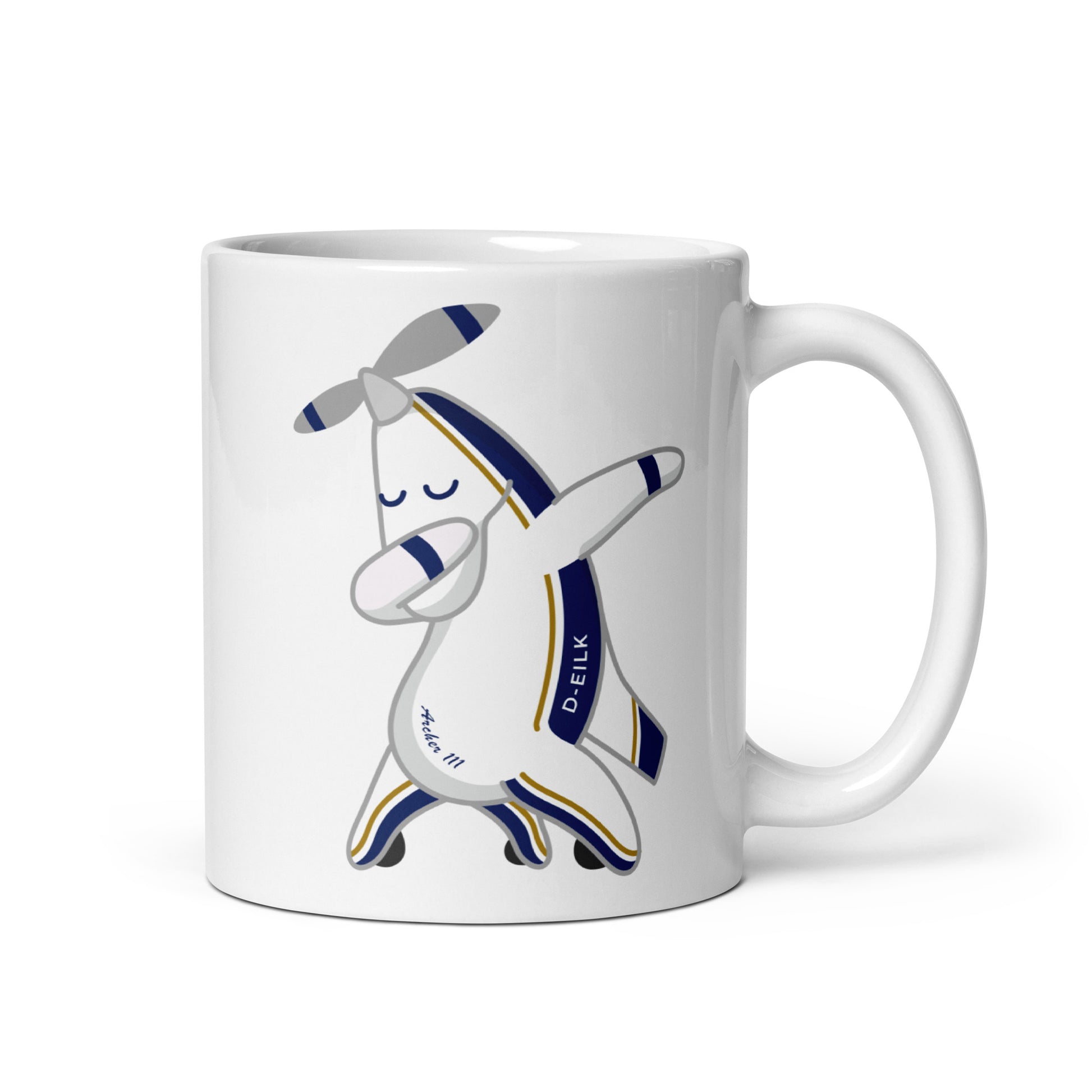 Dabbing Piper Archer Mug
